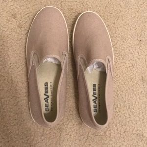 SeaVees 02/64 Baja Slip On Shoe Sz 8.5, Natural